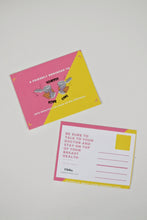 Squeeze Your Cans Pin and Postcard Set