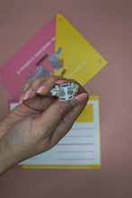 Squeeze Your Cans Pin and Postcard Set
