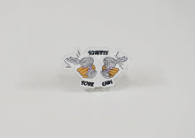 Squeeze Your Cans Pin and Postcard Set